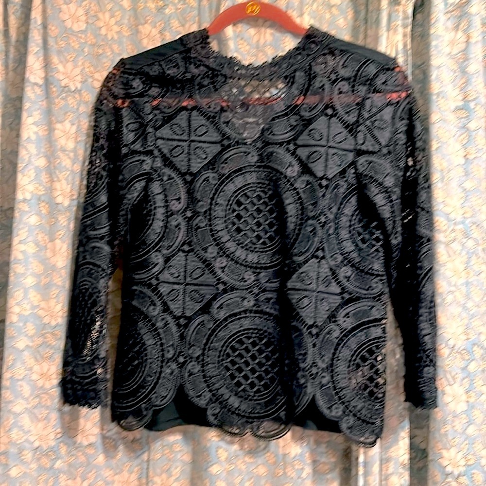 Anthropologie Fall blouse. Beautiful dark green.